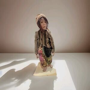 1994 Sandi McAslan Premium Collectors Series-14” “Sarana” Porcelain Doll w/Stand